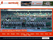 Tablet Screenshot of lusonoticias.com